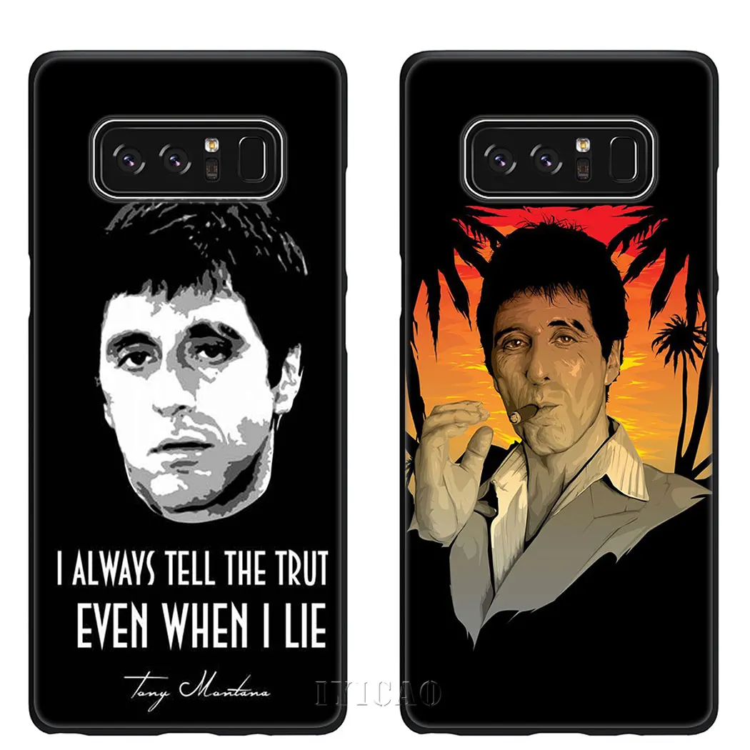 Мягкий силиконовый чехол Scarface Тони Монтана для samsung Galaxy Note 10 Plus A50s A40s A30s A20s A10s TPU |