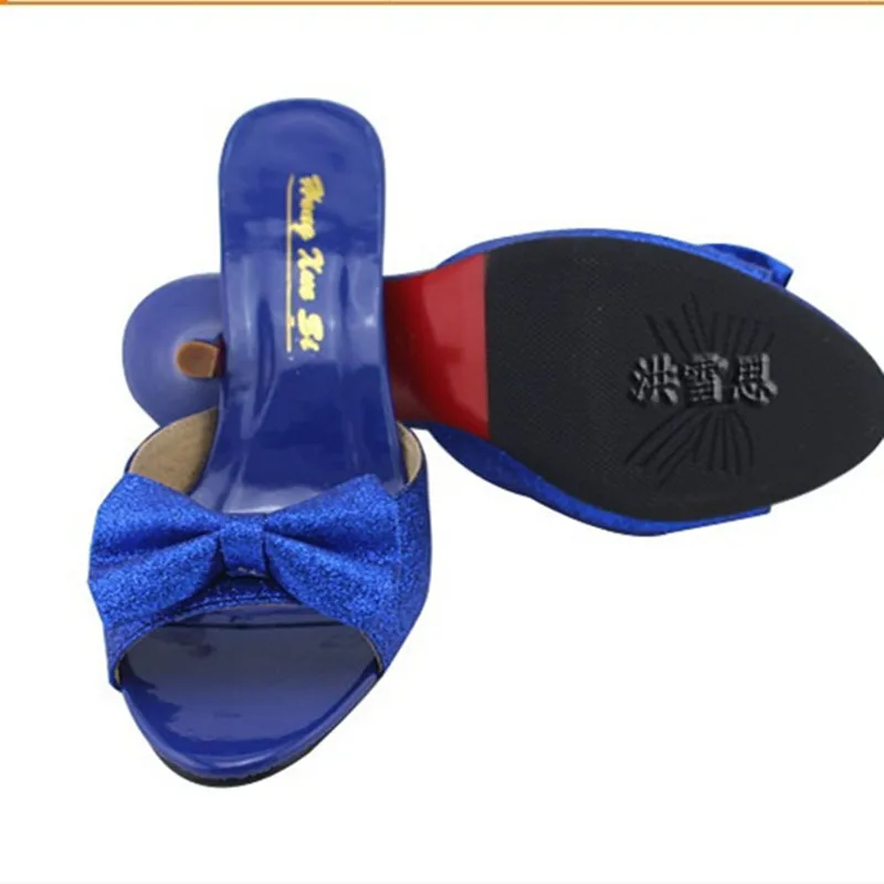 Сандалии женские из натуральной кожи пикантные туфли с бантиком открытым носком