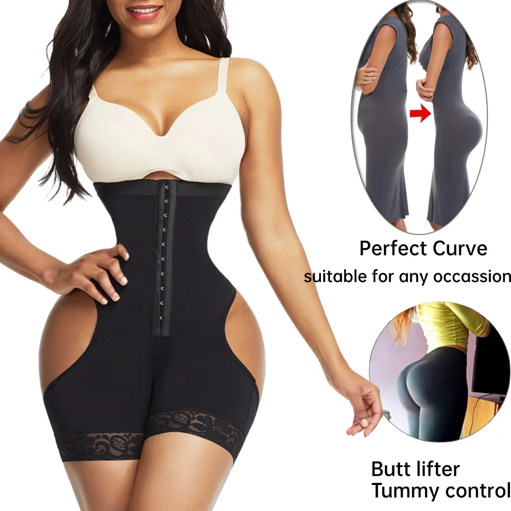 

High Waist Trainer Body Shapeing Control Pants Pulling Underwear Plus Size Belly Panties Women's Postpartum Hip-Lifing Shapewear