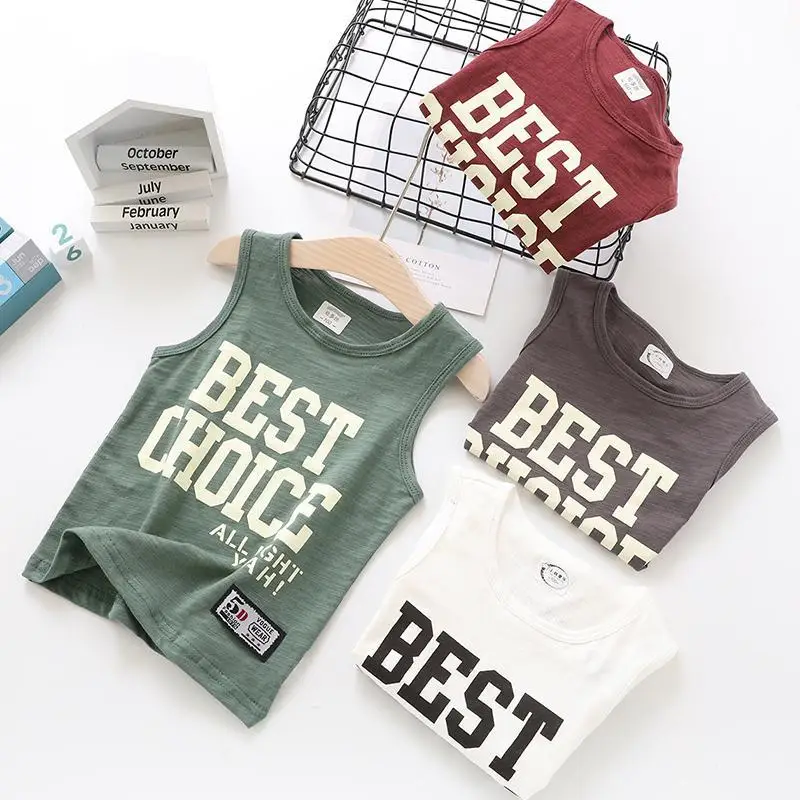 От бренда &quotVIDMID&quot для малышей и детей постарше одежда без рукавов мальчиков