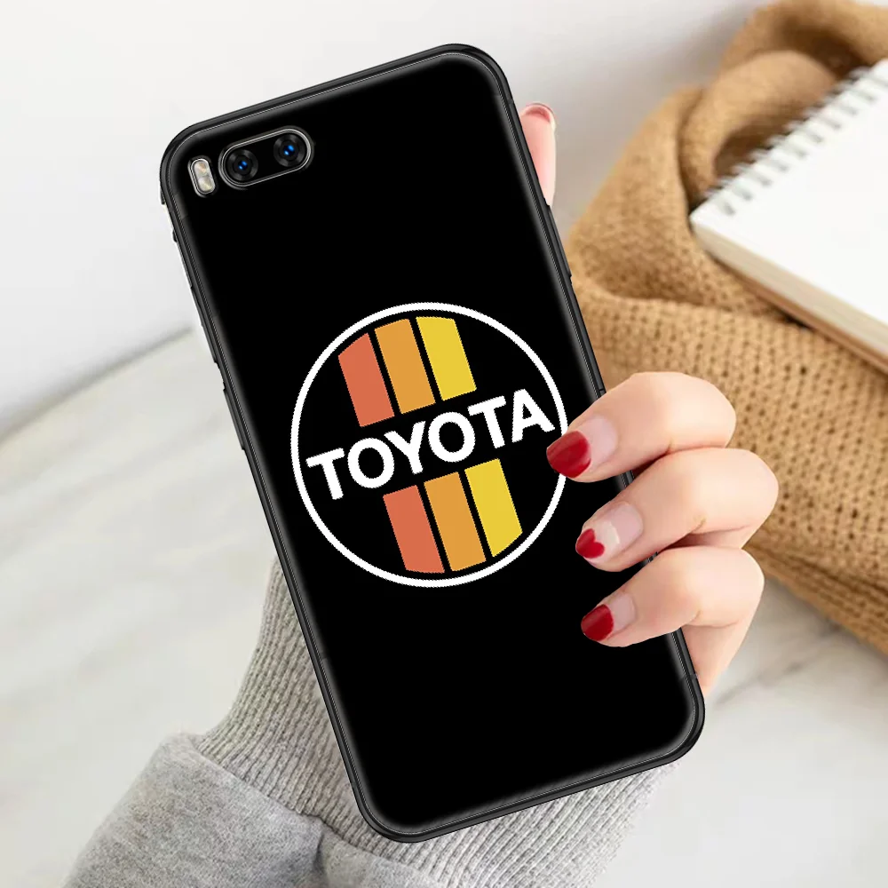 

Toyotas Soprt Car Phone case For Xiaomi Mi Max Note 3 A2 A3 8 9 9T 10 Lite Pro Ultra black trend cell cover pretty back silicone
