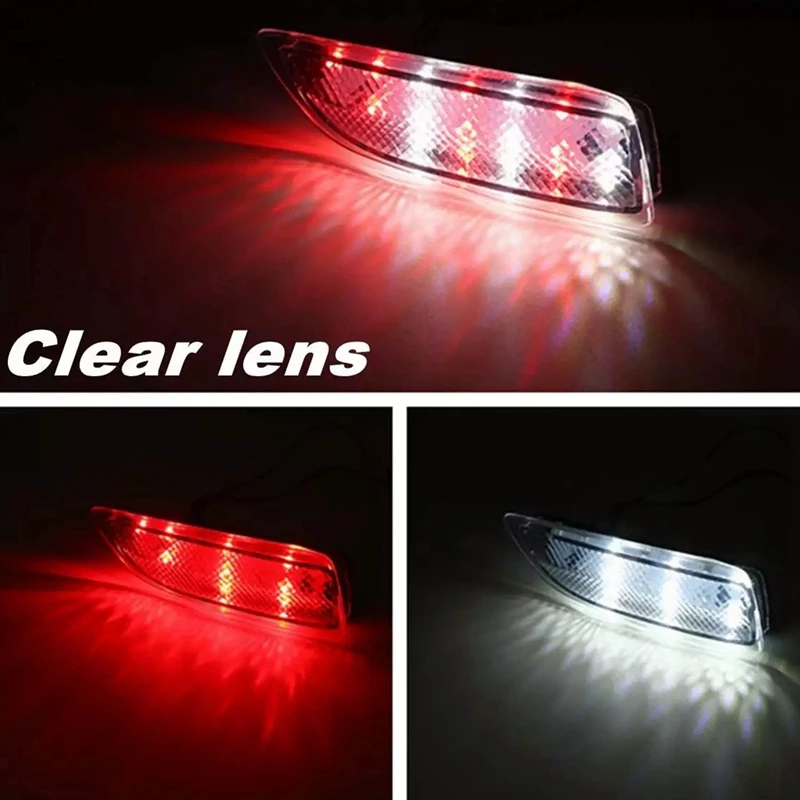 Автомобильный светодиодный задний бампер отражатель стоп светильник фонарь для