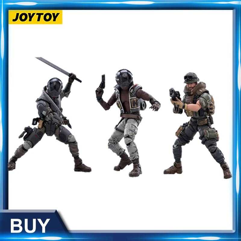 Экшн-фигурки JOYTOY 1/18 персонажи из м/ф тьмы источник аниме-фигурки трио солдаты