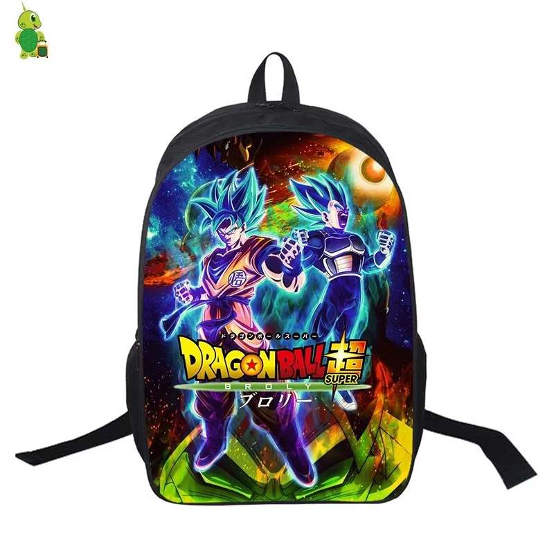 2 Dragon Ball Супер Broly рюкзак с Гоку мультфильм школьные сумки для подростков девочек мальчиков ноутбук рюкзак для женщин мужчин Дорожная сумка на плечо - Цвет: 2