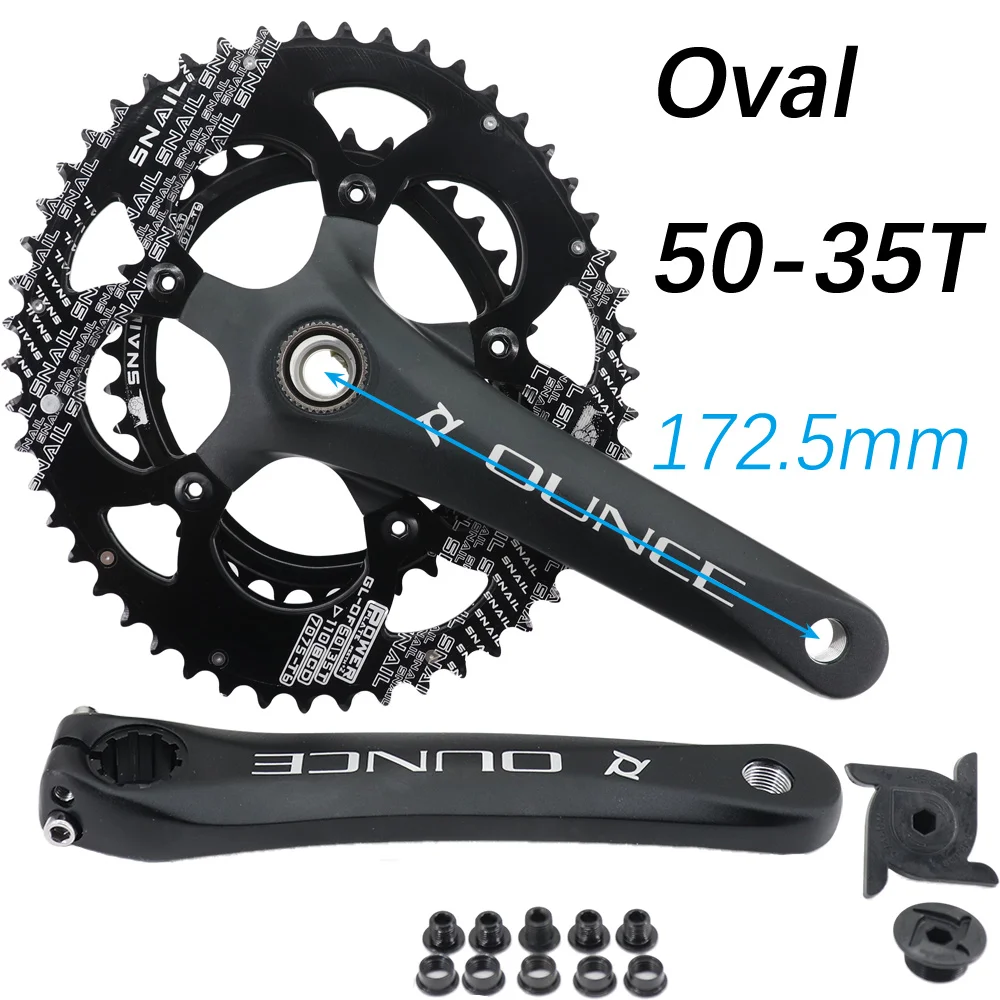 PROWHEEL дорожный велосипед диаметра окружности болтов (110BCD 170 мм 172 5 рукоятки унция