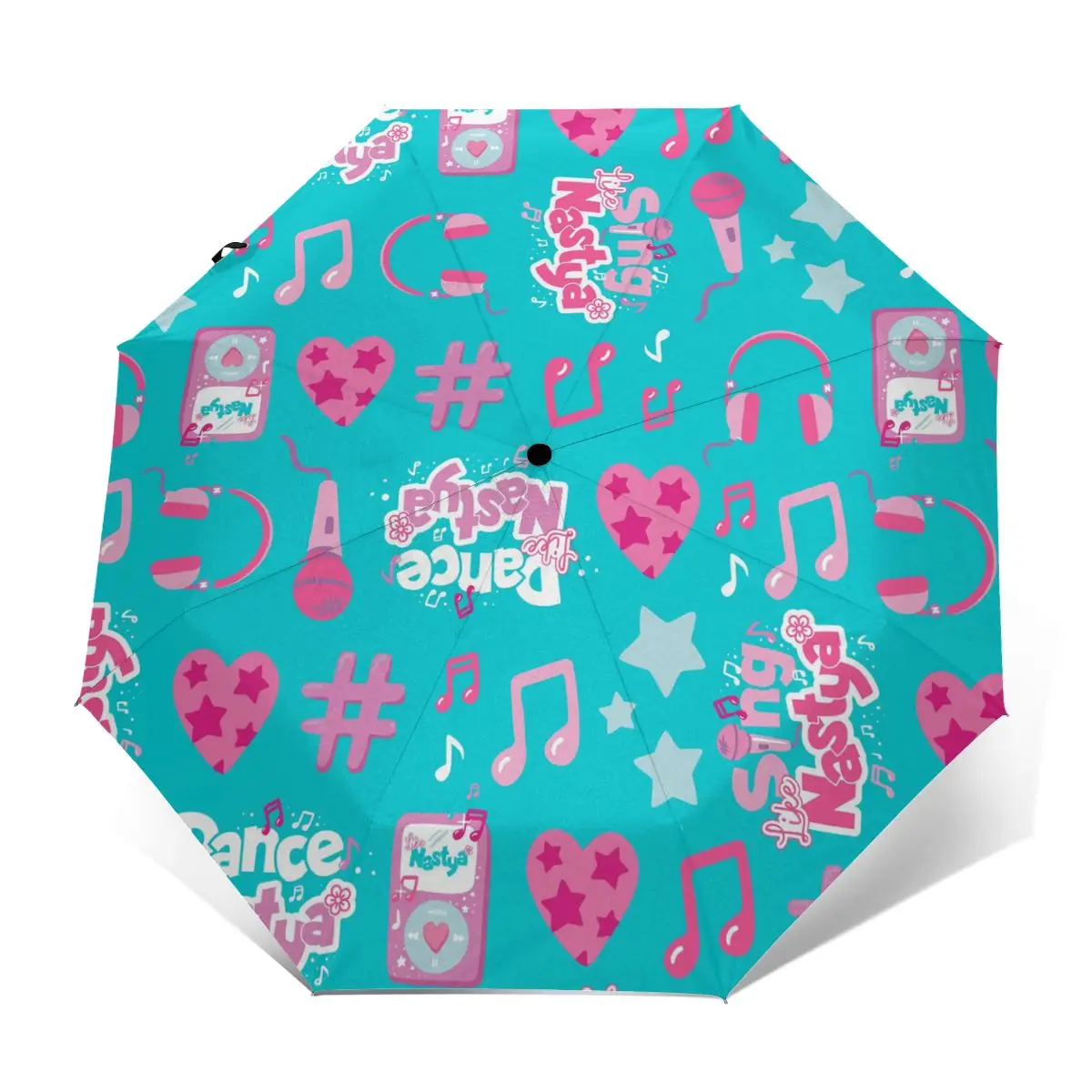 

Windproof car umbrella, thick printing real garden umbrella, automatic three-folding umbrella