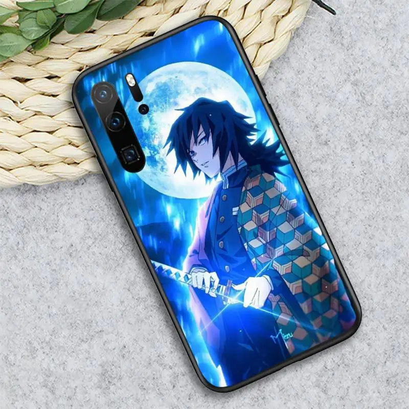 

Hot Anime Kurama Demon Slayer Phone Case For Huawei honor Mate P 10 20 30 40 i 9 8 pro x Lite smart 2019 nova 5t