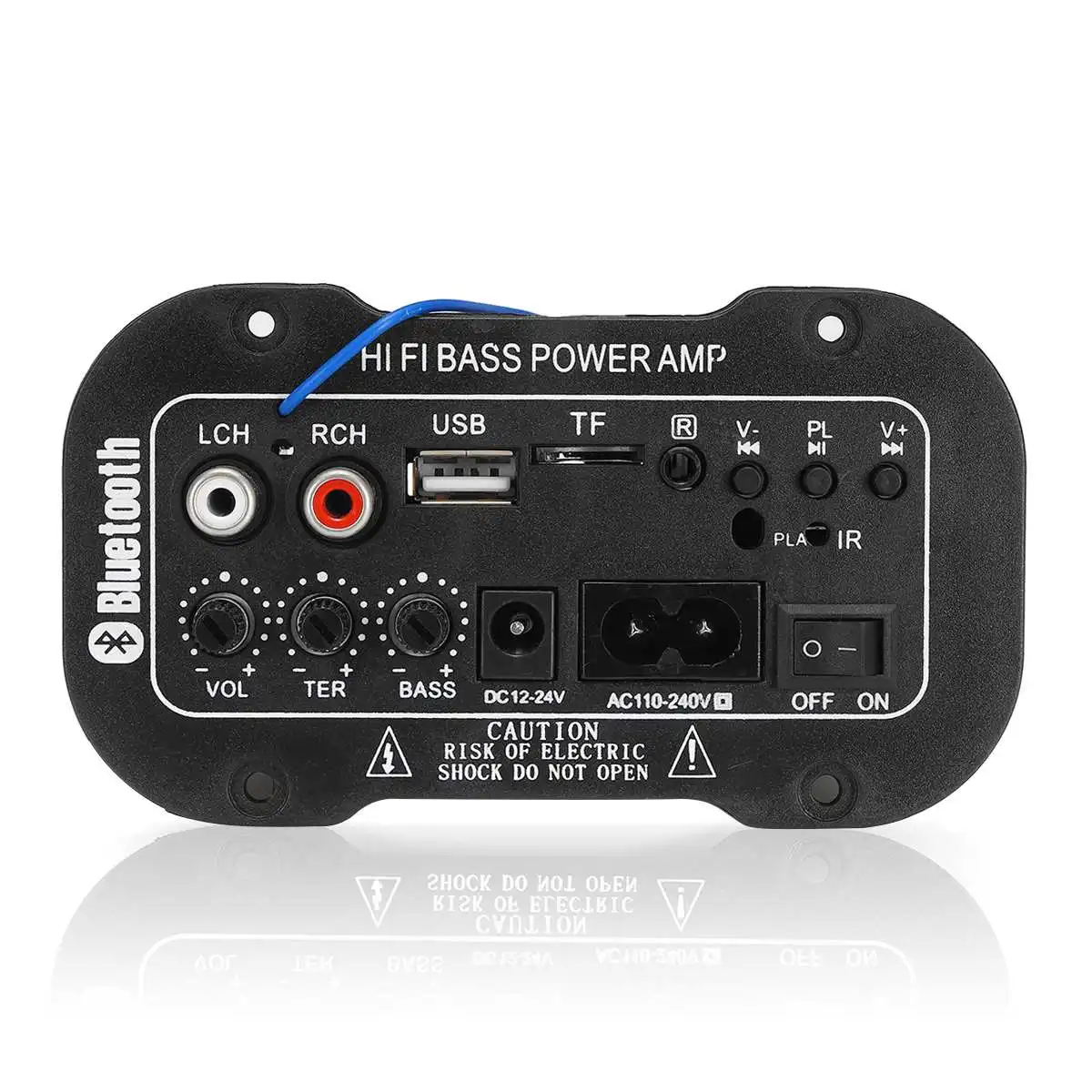 

Car Bluetooth Amplificador 220V Digital Audio Processor Amplifier Board Audio USB Dac FM Radio TF Player Subwoofer Amplifiers