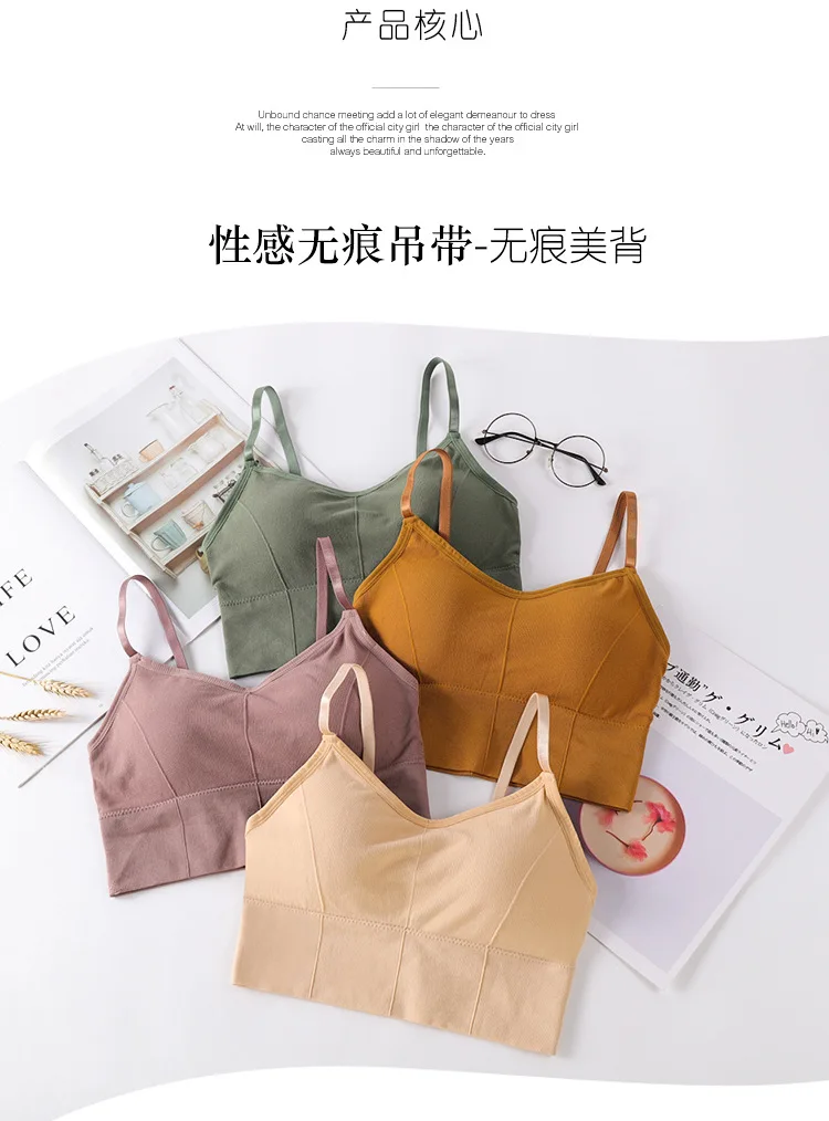 Удобная отжимать Bralette без следа женские топы бесшовный мягкий спортивный бюстгальтер беспроволочное нижнее белье для женщин бюстгальтеры для сна нижнее белье