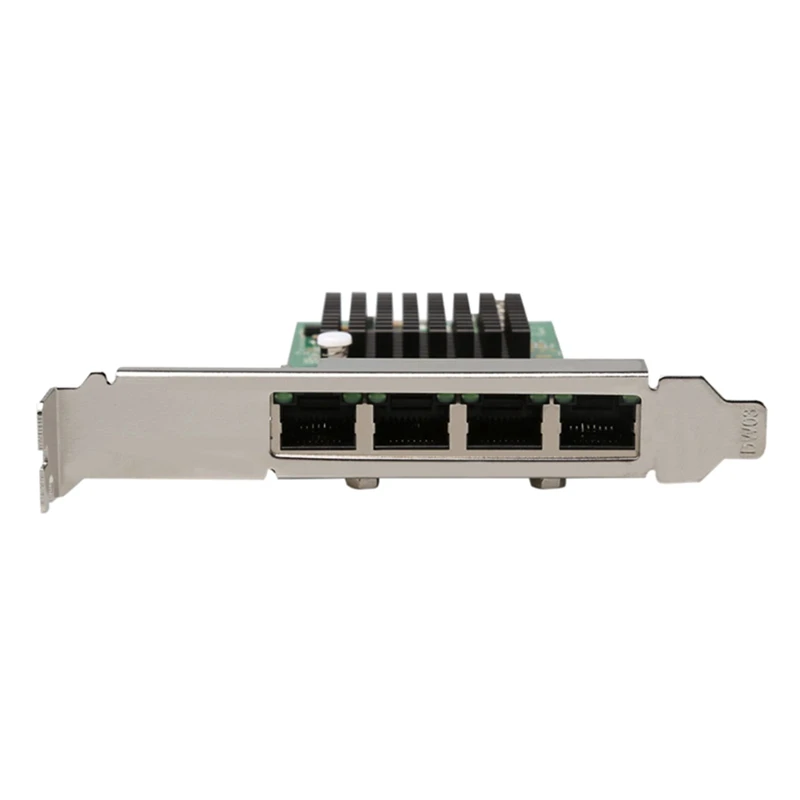 PCI-E Server Four-Port Gigabit Network Card I350-T4 Multi-Port Network Card Enterprise Black Card
