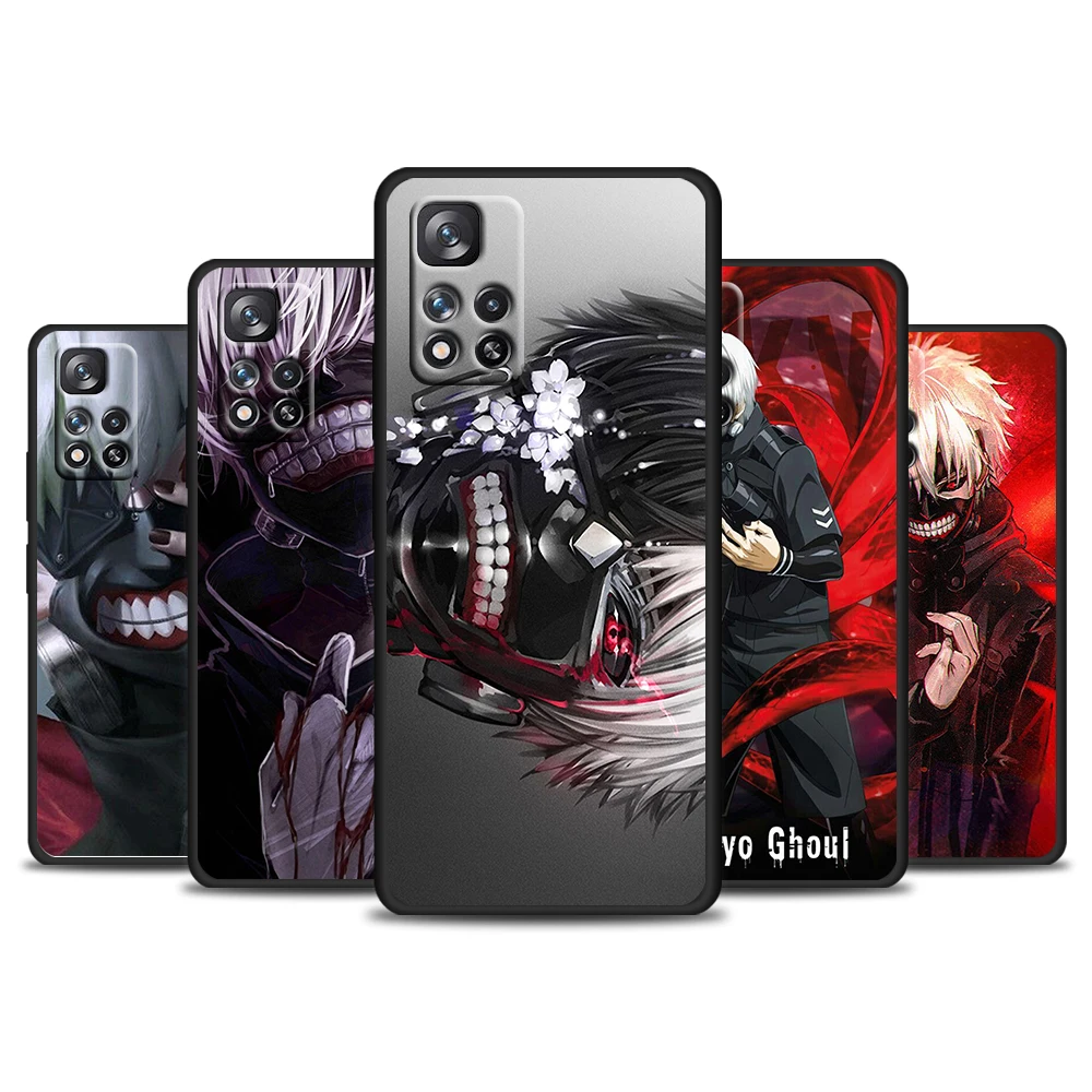 

Tokyo Ghoul Anime Kaneki Ken For Xiaomi Redmi Note 11 10 10S 9 9T 9S Pro Max 8T 8 7 6 5 4X Silicone Soft Black Phone Case
