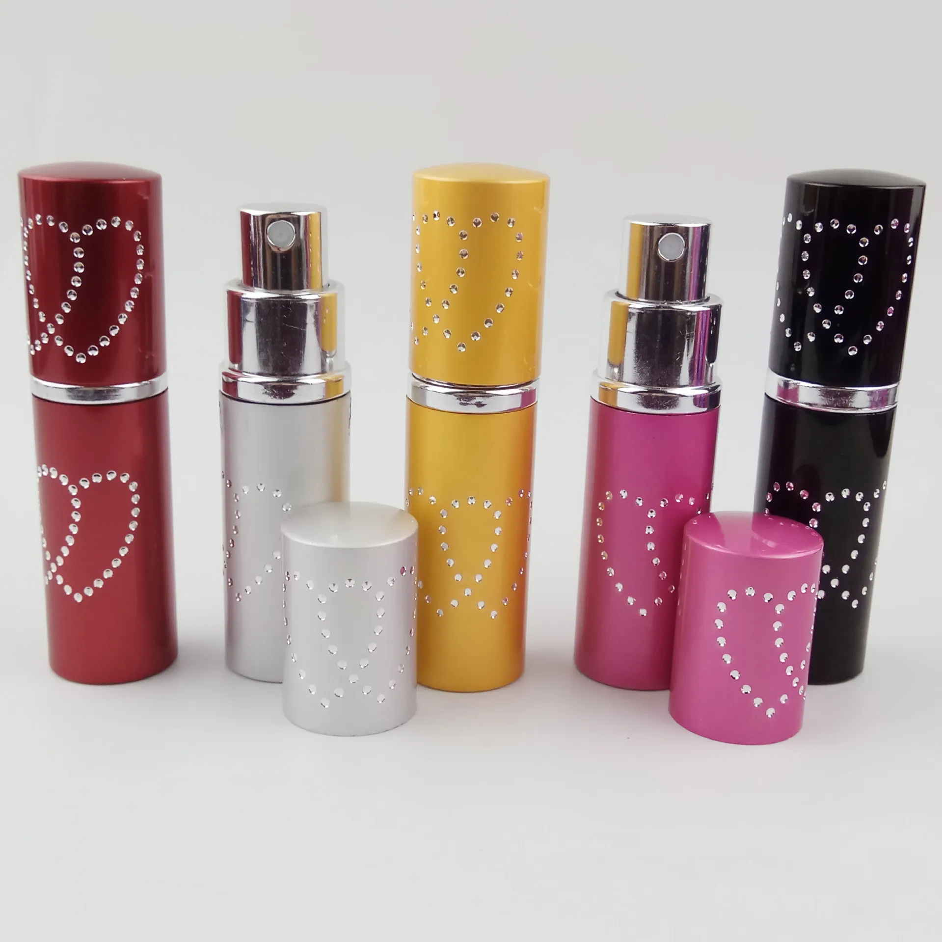 10 мл пустая стеклянная многоразовая карманная портативная мини упаковка для