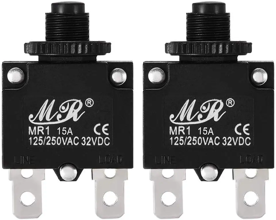 2 шт. устройство для защиты от перегрузки 125 В 15 А|air compressor circuit breaker|circuit breakeroverload