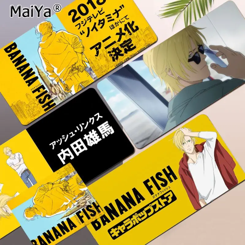 

Banana Fish Anime High Quality Office Mice Gamer Soft Mouse Pad Size for Keyboards Mat Mousepad for boyfriend Gift