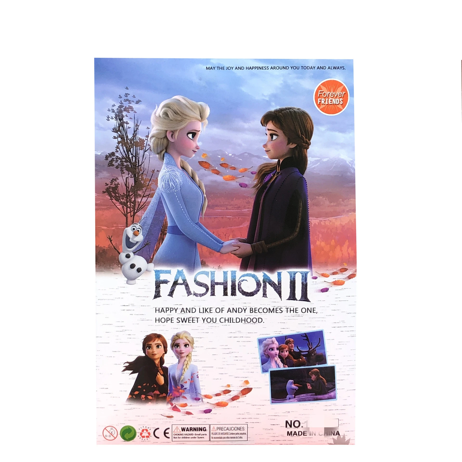 3 шт./компл. Disney Cartoon 30 см Frozen 2 Doll принцесса Анна детские плюшевые игрушки для