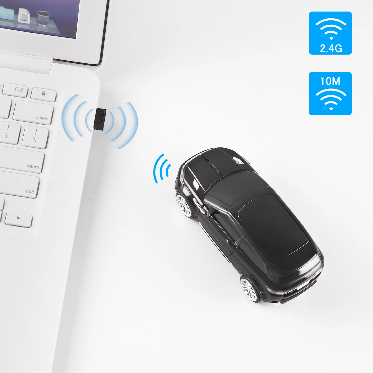 Chyi Беспроводной Мышь эргономичный 2.4 ГГц 1600 Точек на дюйм Range Rover Grand Evoque