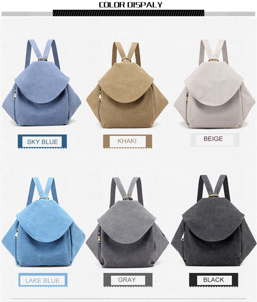 

Fashion Multifunction Backpack Women Canvas Bag Shoulder Designer Sac Cartable Femme Travel Packs for Girls Softback Summer New