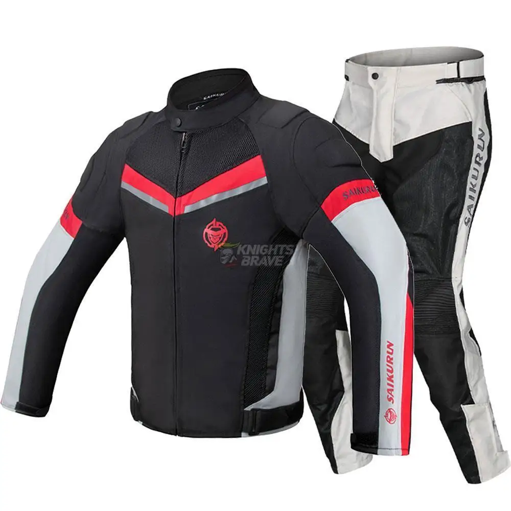 SAIKURUN Motorcycle Jacket Autumn Jaqueta Motoqueiro Motocross Off-Road Jacket Wear-resistant CE+EVA Motobiker Racing Jacket