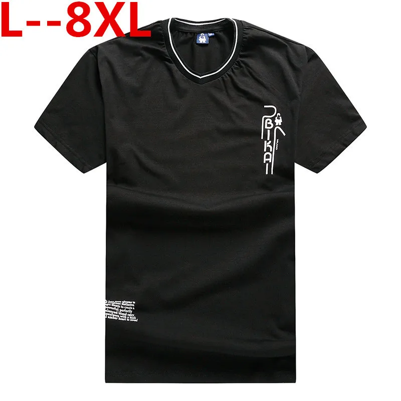 8xl 7xl 6xl мужские летние футболки с принтом размера плюс футболка Homme Футболки
