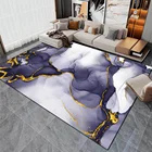 3D печать роскошный абстрактный чернильный ковер для гостиной черный золотой синий белый серый кухня спальня область ковер пользовательский дом M