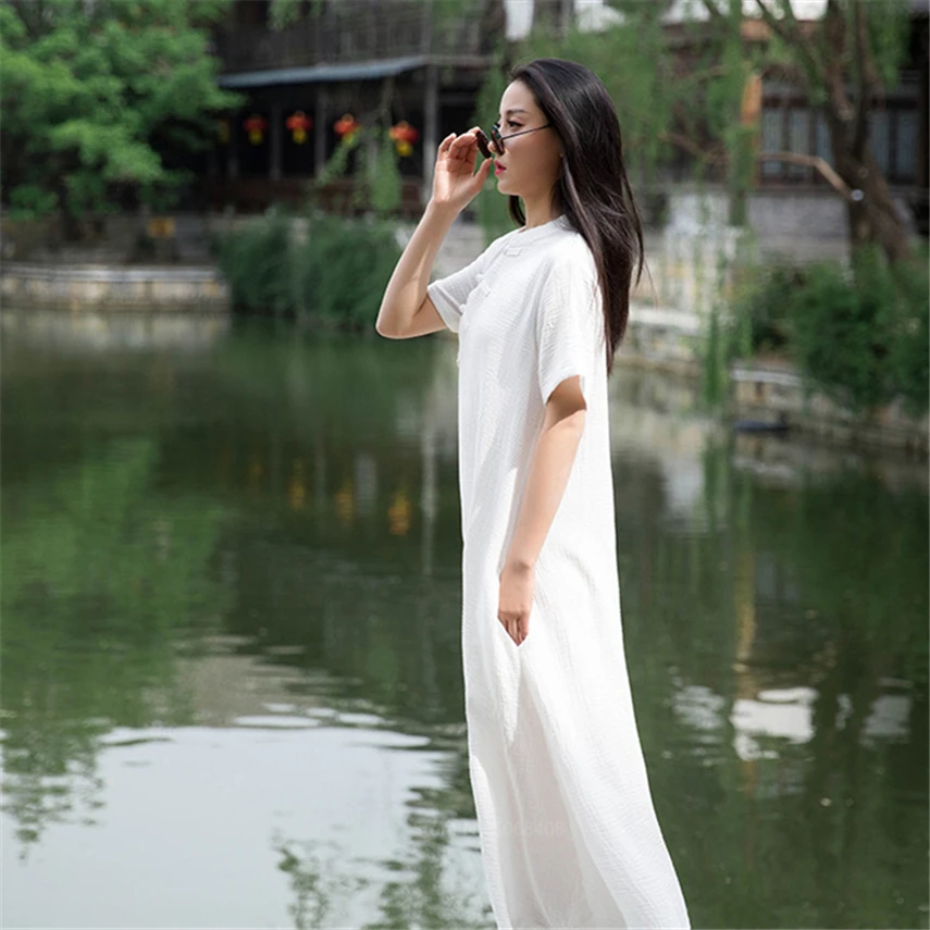 Китайское модное Ципао для женщин винтажное длинное вечервечерние Свадебное