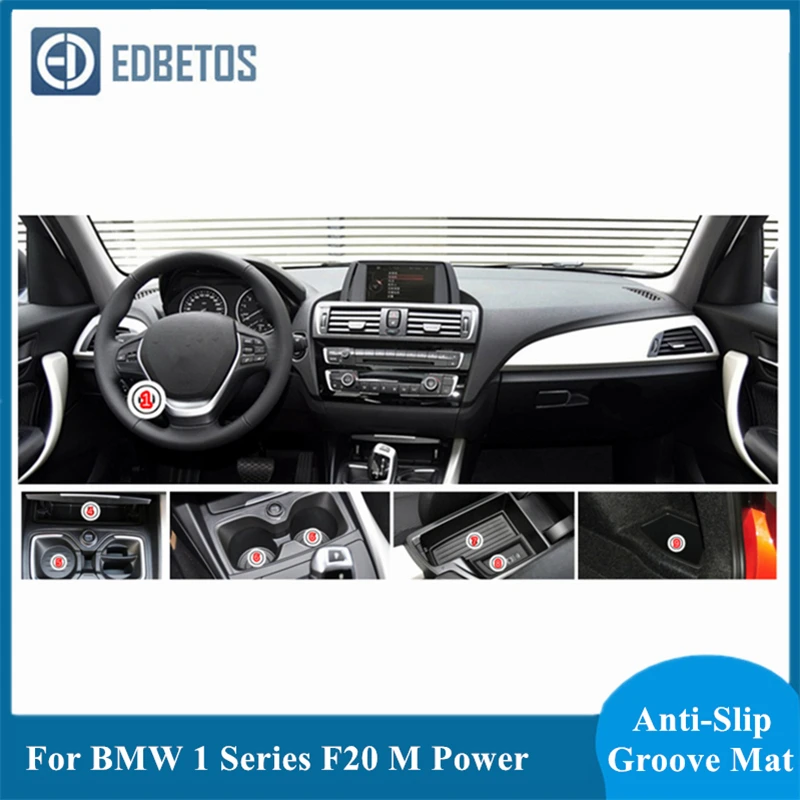Нескользящий коврик для подстаканника в виде ворот BMW 1 серии F20 M Power 2012 2018