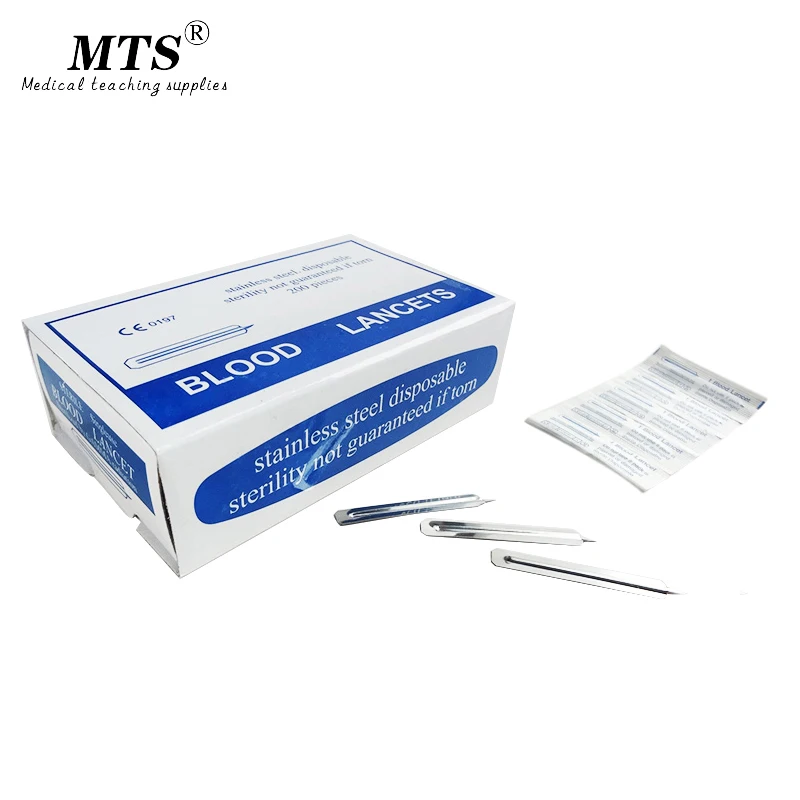 Ланцет медицинский одноразовый из нержавеющей стали для стерилизации крови 800