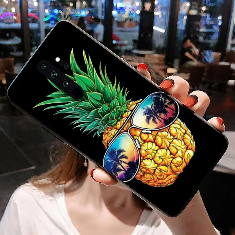 Fun pineapple with glasses Shell Phone Case for Redmi Note 9 8 8T 8A 7 6 6A Go Pro Max K20 K30 | Мобильные телефоны и