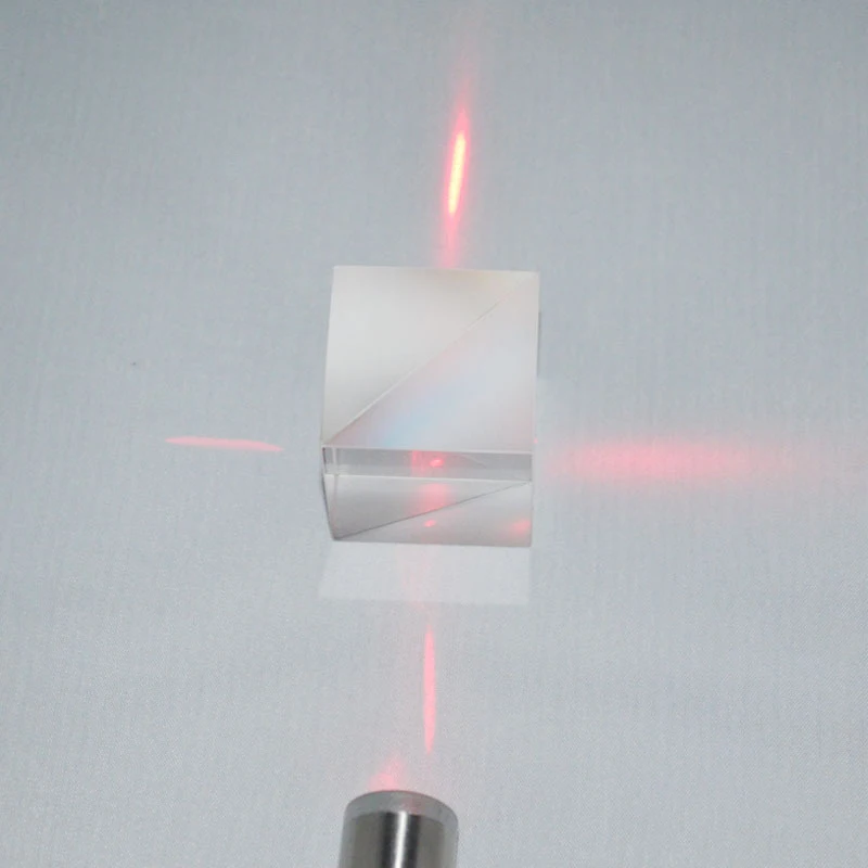 

Optical Experiment Prism Dichroic Prism Light Separation K9 Cube Beam Splitter Prism 12.5MM Split Ratio 50R/50T Cube Dichroic