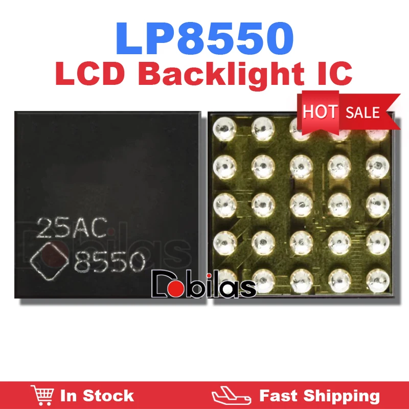 

10 шт. LP8550 8550 LP8550TLE LP8550TLX LP8550TLX-E00 D68B BGA для Macbook Air A1466 A1278 820-3437 светодиодный драйвер подсветки IC чип