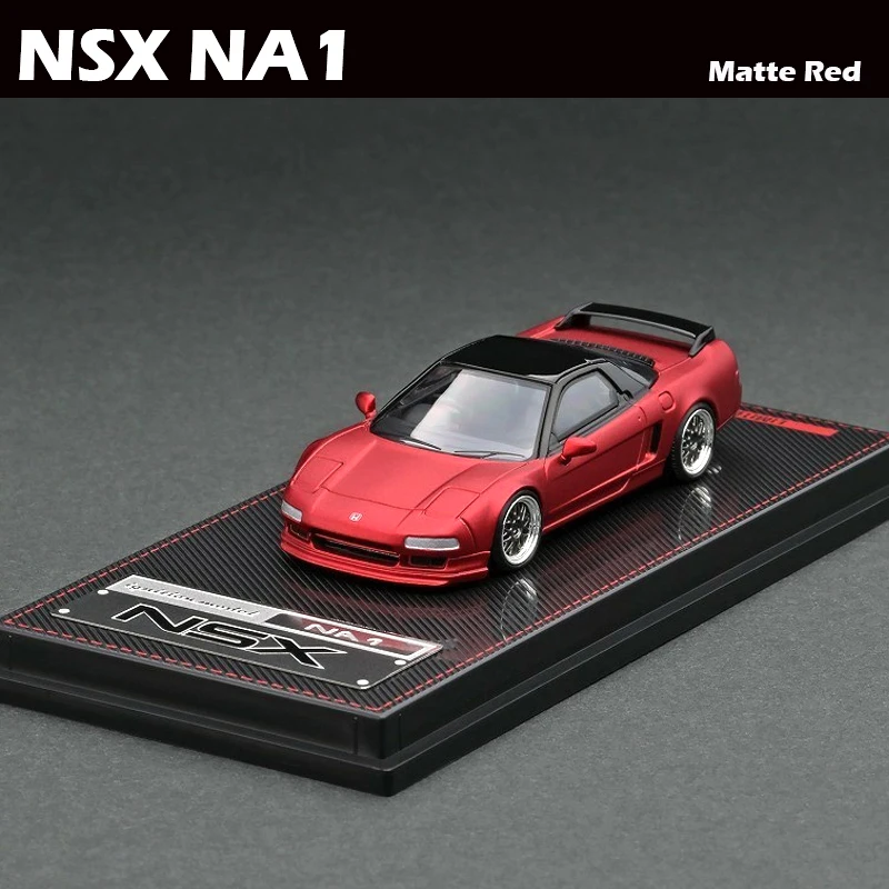 IG 1/64 Honda NSX NA1 модель автомобиля из сплава литой металлический дисплей