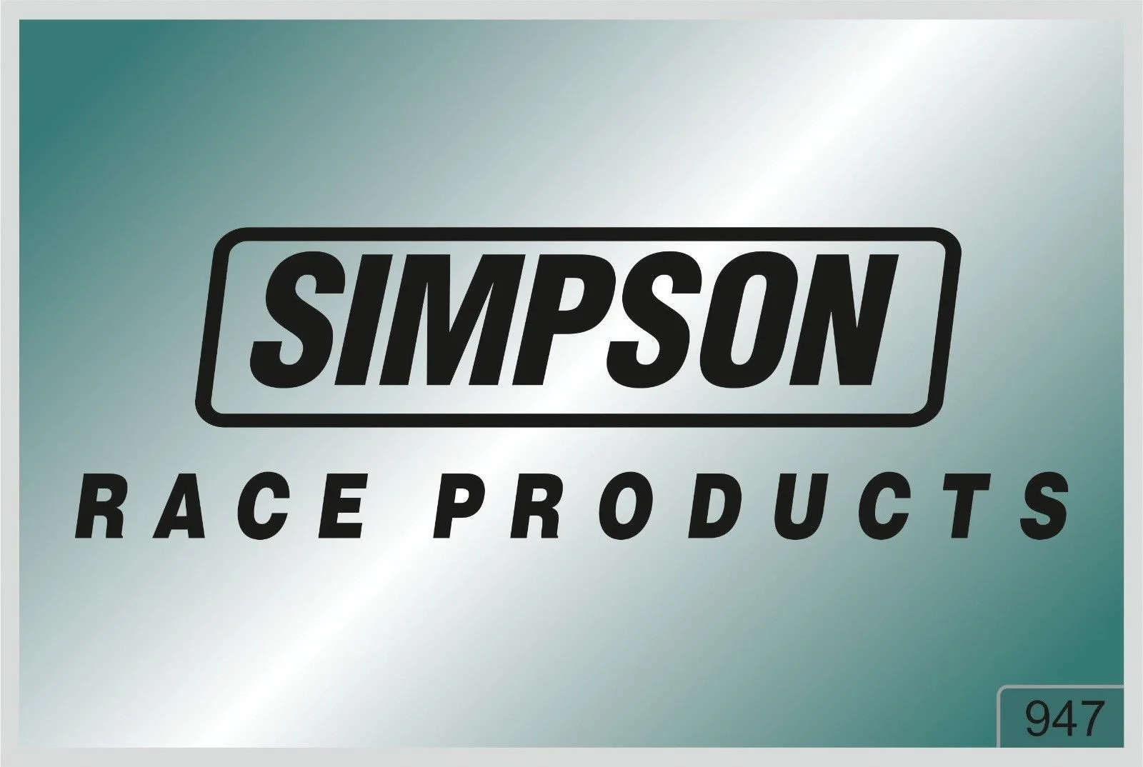 

For SIMPSON RACE PRODUCTS -2 pcs. stickers HIGH QUALITY different colors 947