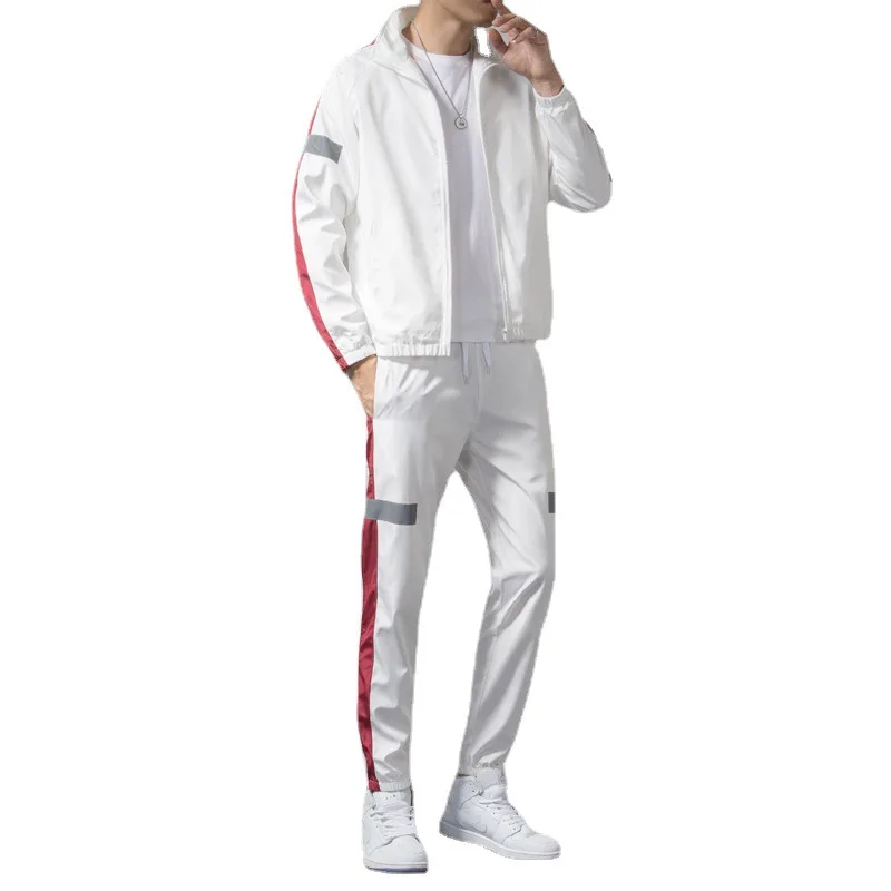 

Spring Autumn Suit Men's Jacket Pants 2021 New Korean Version of The Trendy Sportswear Set with Casual Fashion Men's Clothing