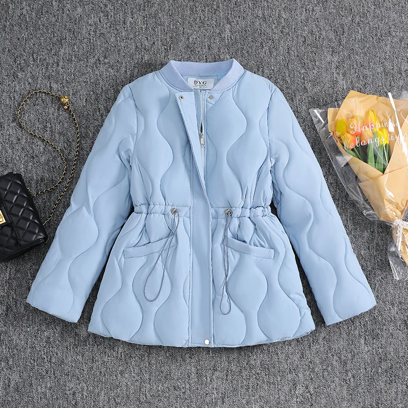 

parkas women fashion 2021 korean style autumn spring puffer luxury winter long 's kawaii oversize jacket down coat