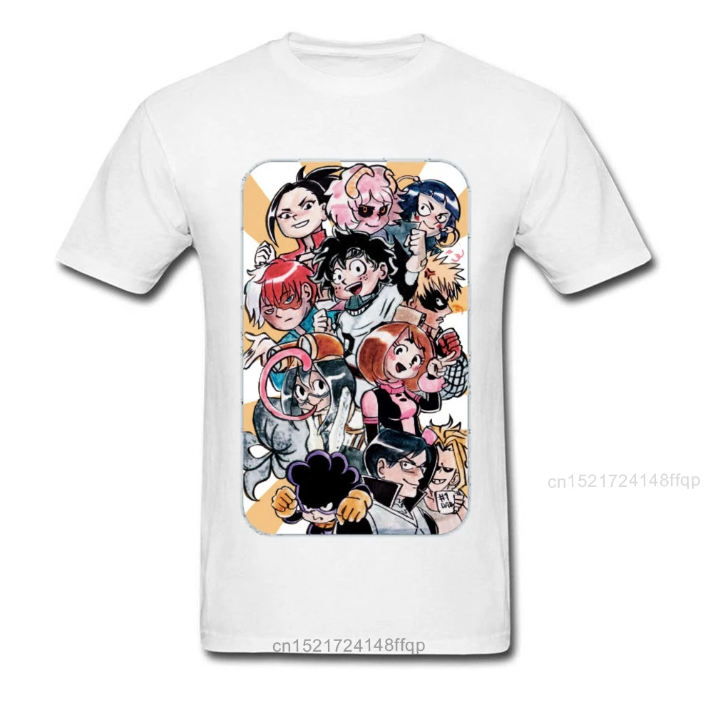 Забавная Мужская футболка с аниме надписью Adventure Time Deku хлопковая My Hero academic черная