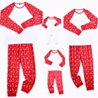 Детская одежда для сна, одинаковая семейная одежда, повседневная одежда для мамы и меня, мягкий семейный костюм с длинным рукавом, Рождественский пижамный комплект