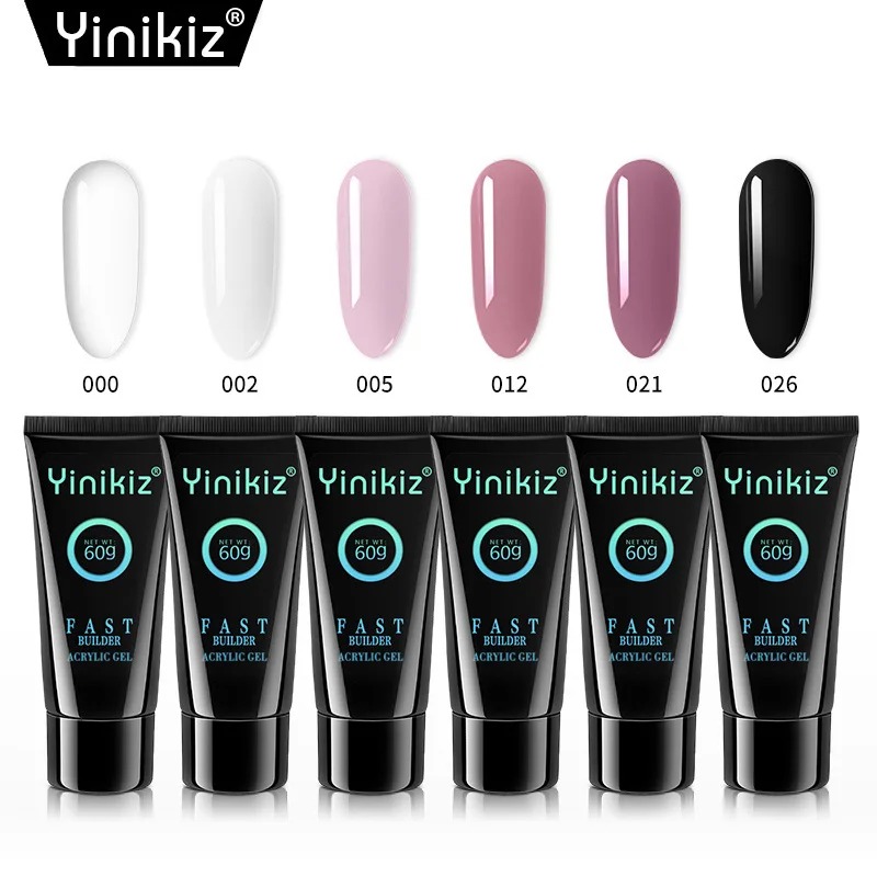 

Yinikiz 30 г полимерный удлинитель для ногтей фотогель для УФ светодиодной УФ-лампы гель для ногтей раствор для скольжения быстрое удлинение Ге...