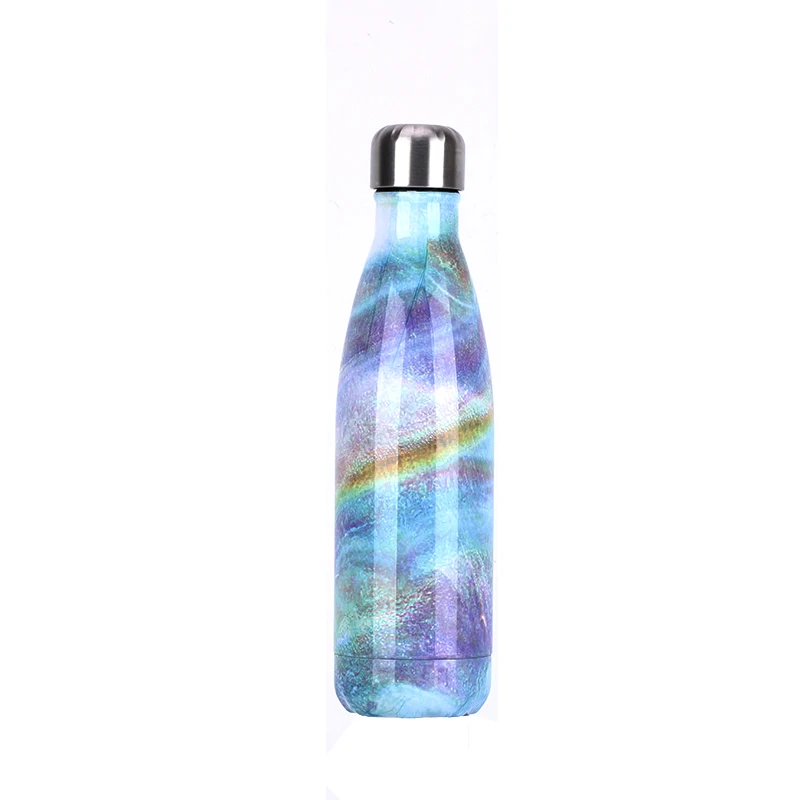 Голубое небо из нержавеющей стали с двойными стенками вакуумные кувшины изолированные бутылки для воды кофе чайник путешествия напиток термосы