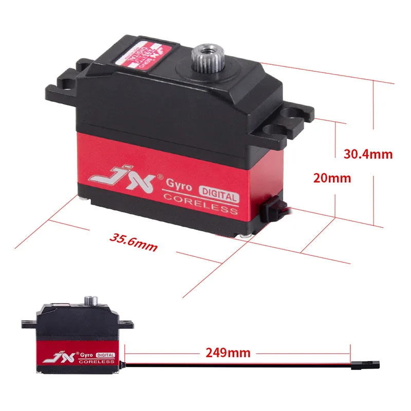 

JX PDI-2535MG 25g Metal Gear Digital Tail Servo for RC TREX Align 450 500 ALZRC Devil 420 380 505 RC Helicopter Spare Parts