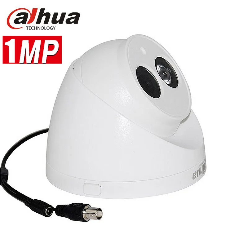 ORIGINAL Dahua 1MP HDCVI IR Eyeball Camera IR 30m 720P HAC-HDW1020E  DOME Camera support 5in1 DVR recorder