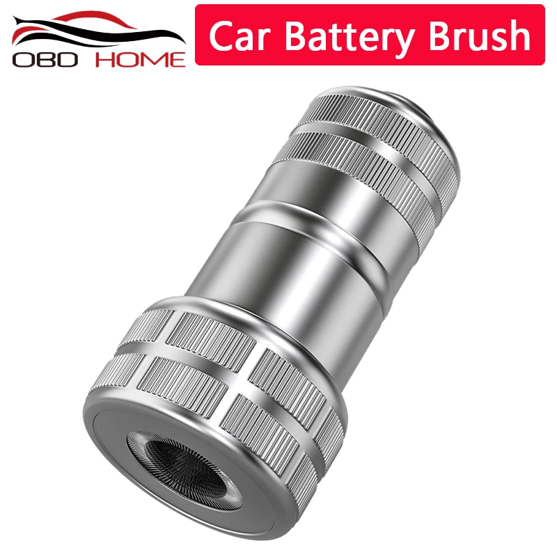 LEEPEE Стальная проволока кисть автомобиля Батарея Post терминал очиститель