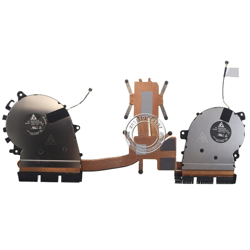 Новый оригинальный охлаждающий вентилятор и радиатор для Lenovo Flex 6-14IKB 81EM 5H40R19574 |