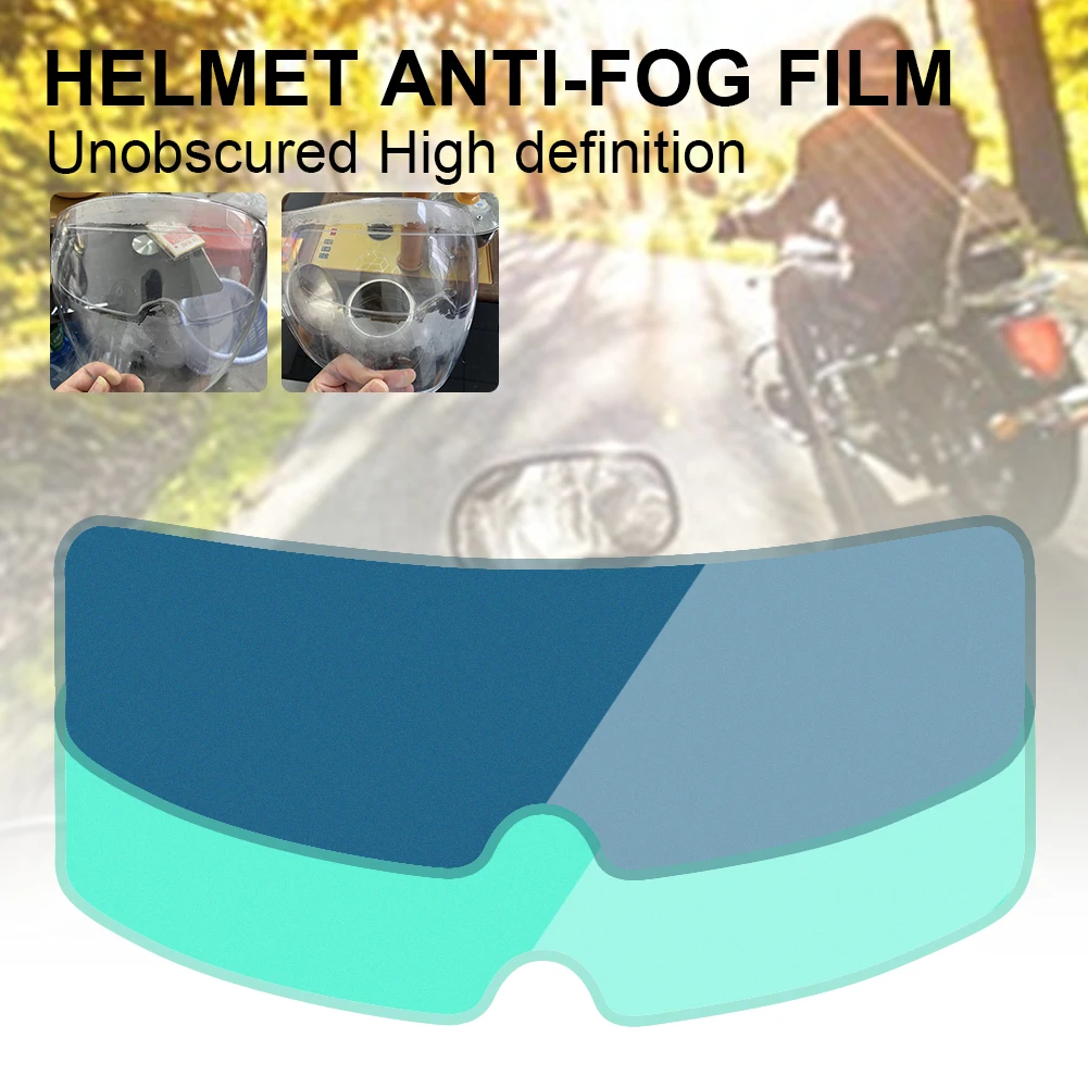 

Helmet Clear Anti-Fog Rainproof Film Nano Coating Lens Sticker for Motorcycle Safety Driving Nano Coating Helmet Accessories