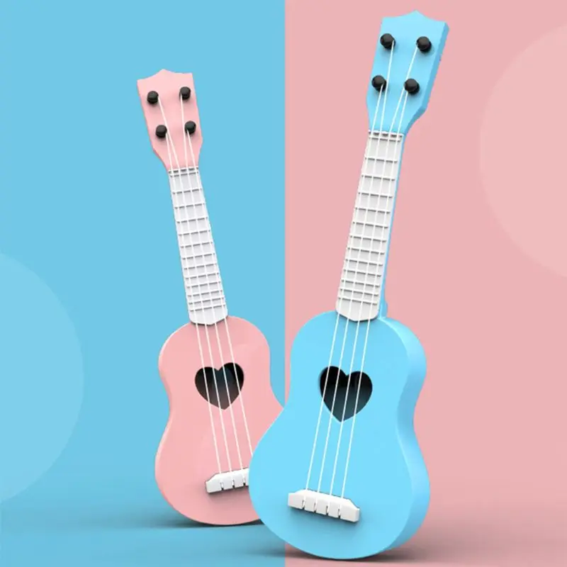 Акустическая укулеле 4 струны гитара дети воспроизводимые имитация инструмента