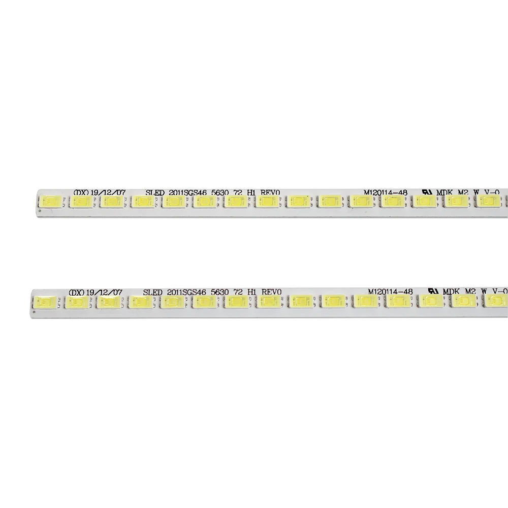 10pcs/Lot 100% new LED strip 72leds SLED 2011SGS46 5630 72 H1 REV0 LJ64-03035A for Samsung LTA460HJ15 LTA460HJ14 LTA460HQ12