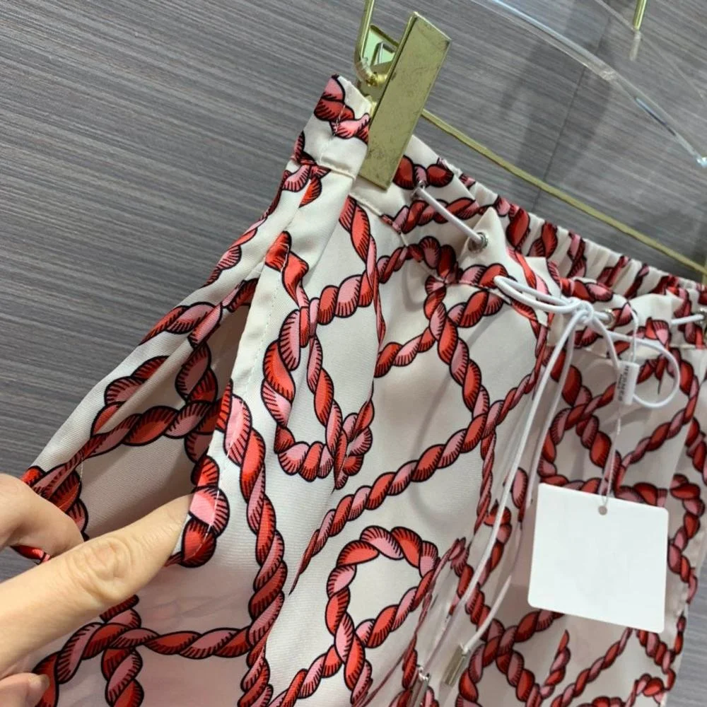 

2 Pieces Suits High-end Brand Runway Famous Design Jacket Coat Women Bomber Zipper Pockets Casual Loose Coats Spring Summer