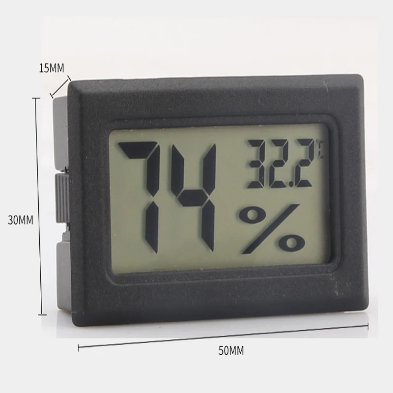 Цифровой гигрометр для сигар прибор измерения влажности и температуры | Дом сад