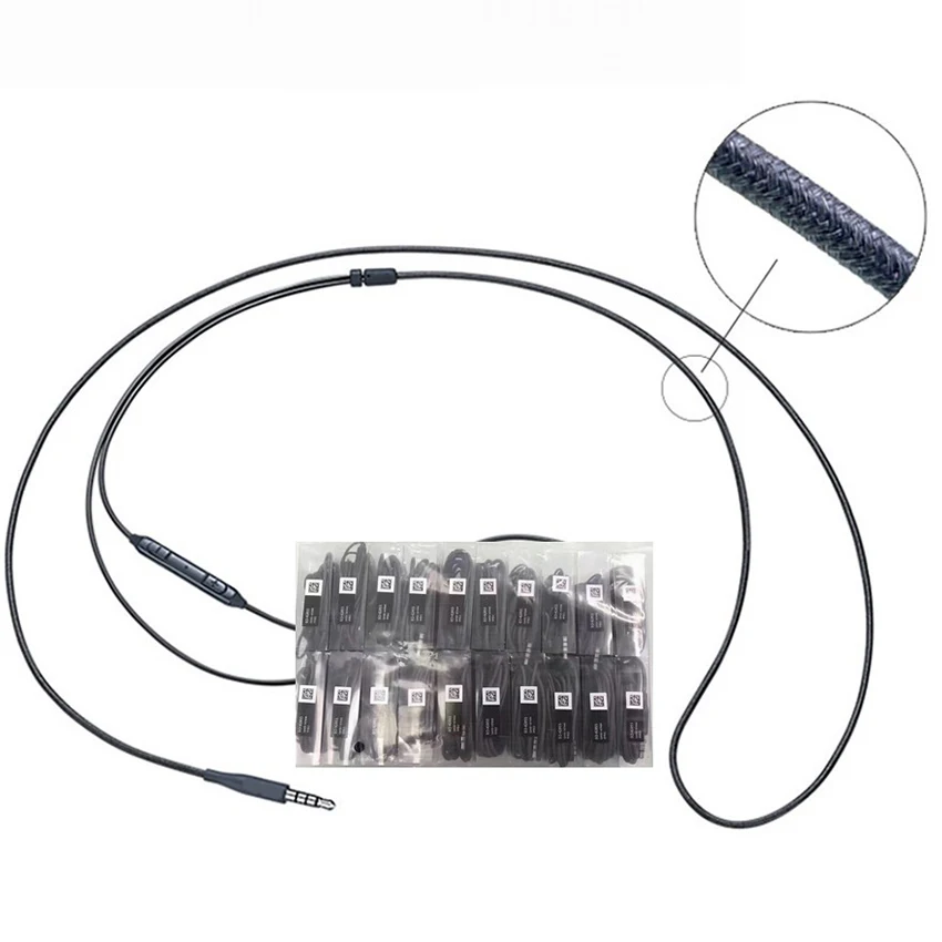 

Wired Earphone with Micphone 3.5mm Plug In-ear Gaming Headsets Support Galaxy S8 Android Phone 500pcs