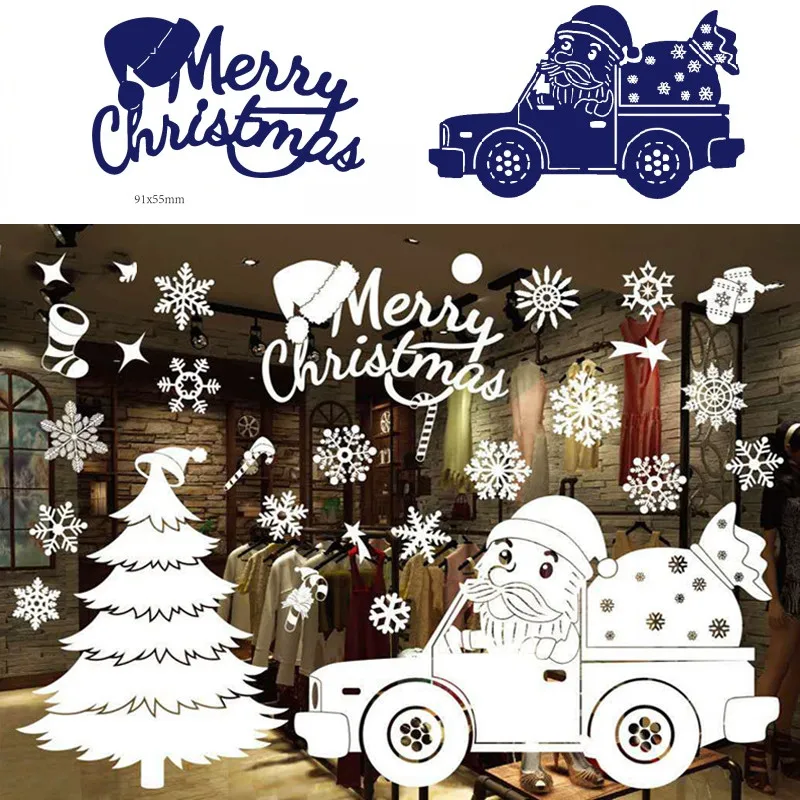 Grite Новый рождественский автомобиль письмо металлические стальные резные штампы