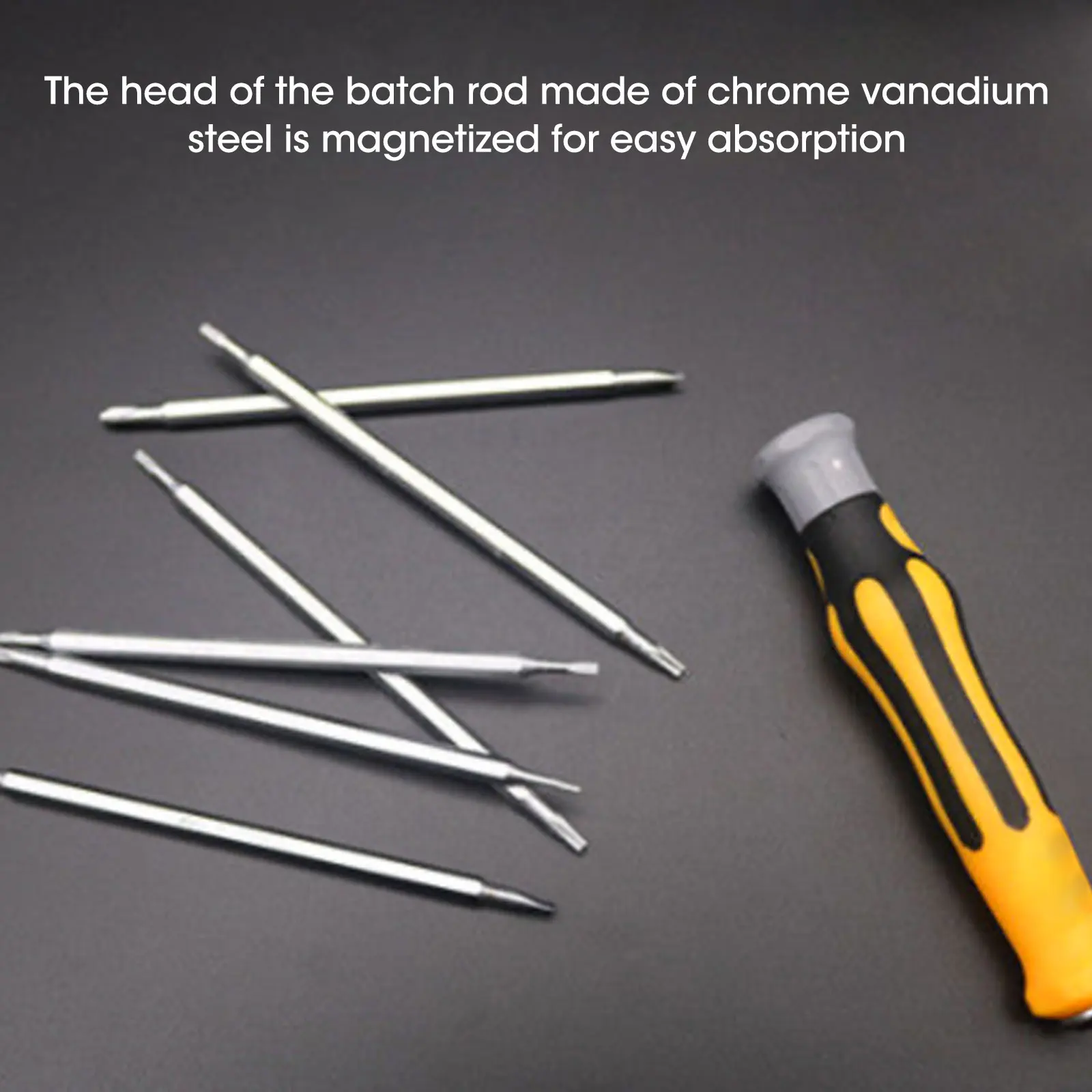 

6-In-One Multifunctional Special-Shaped Screwdriver Set, Strong Magnetic Y-Shaped U-Shaped Plum Bit